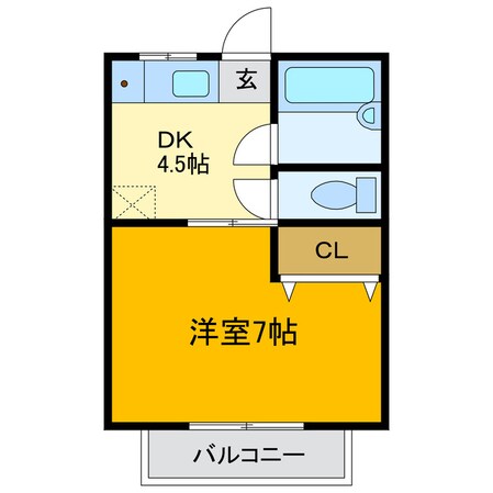 プレジール南昭和の物件間取画像